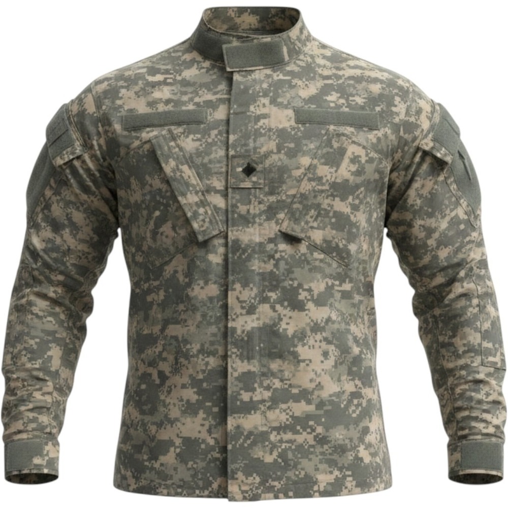 US Army Combat Uniform ACU Digital Camo Jacket UCP Ripstop Small Regular Mens